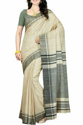 Tussar ghicha silk saree silkzon.in